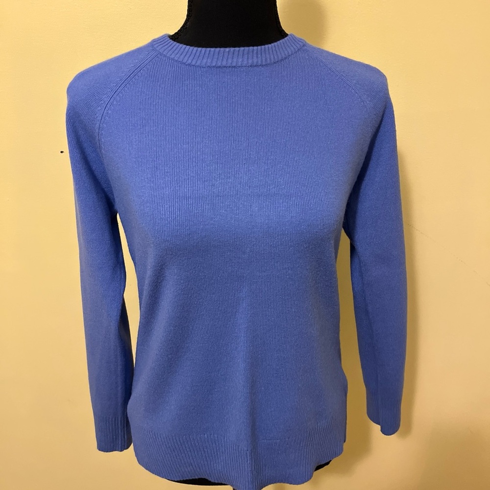 French Connection Light Blue Knit pullover sweater size M